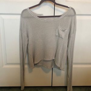 Hollister cropped sweater